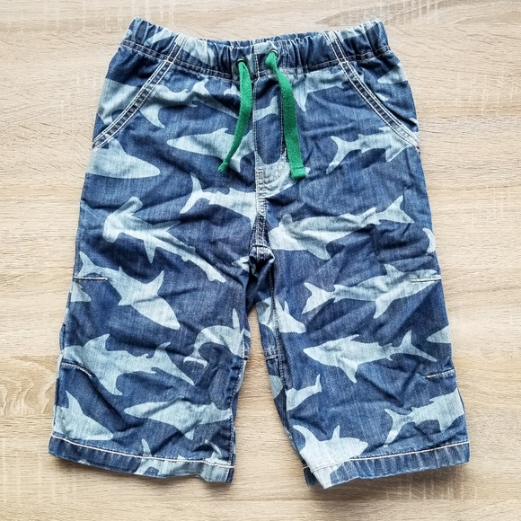 2011 nwot/ln Mini Boden size 7 jean shark shorts - Picture 9 of 9